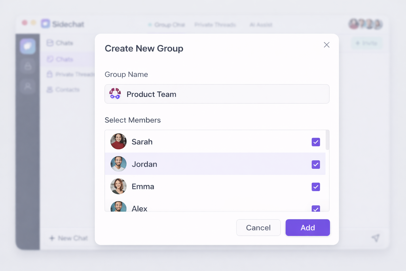 Sidechat screenshot 4