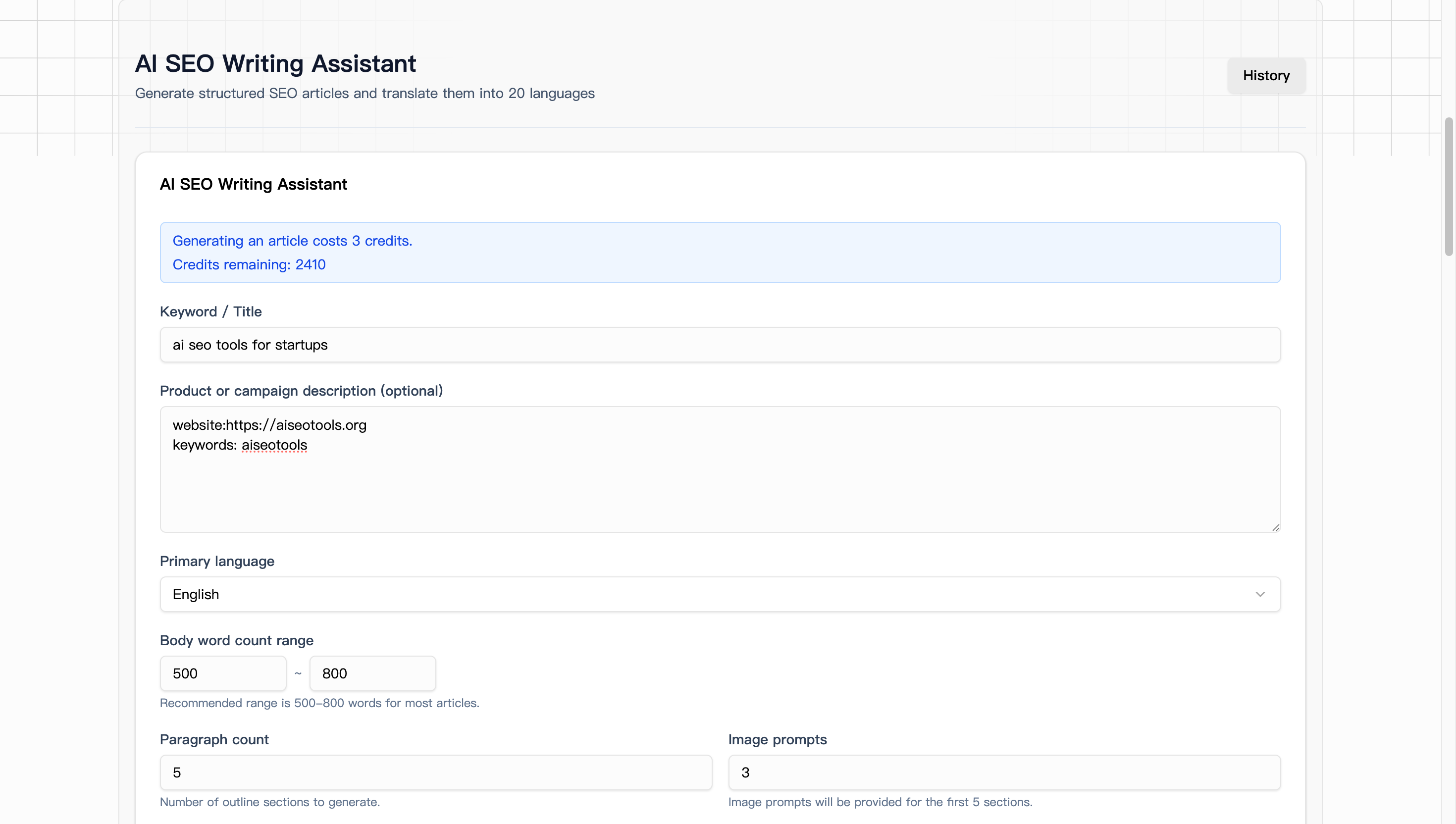 AI SEO Tools for Startup screenshot 5
