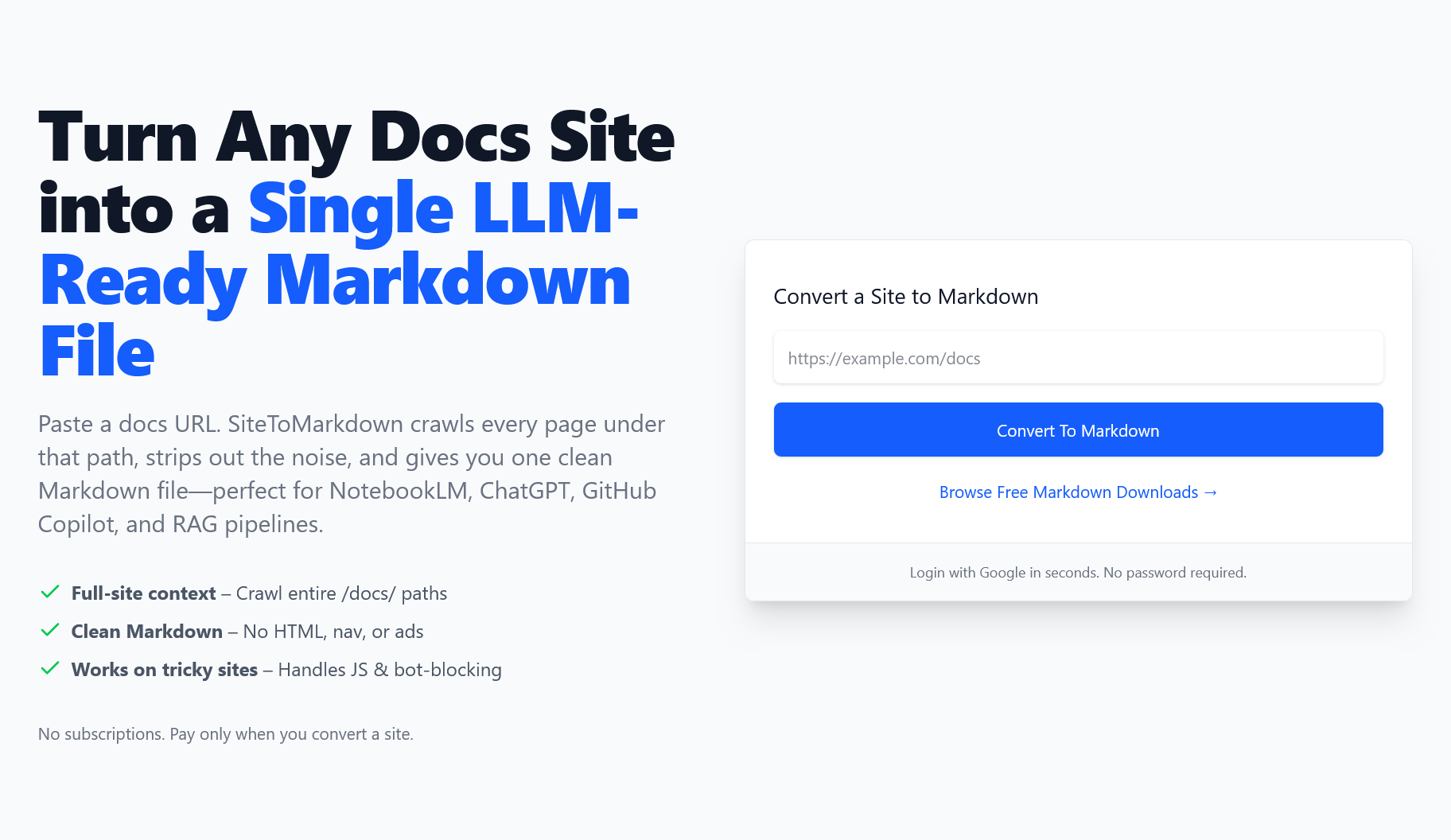 SiteToMarkdown screenshot 6