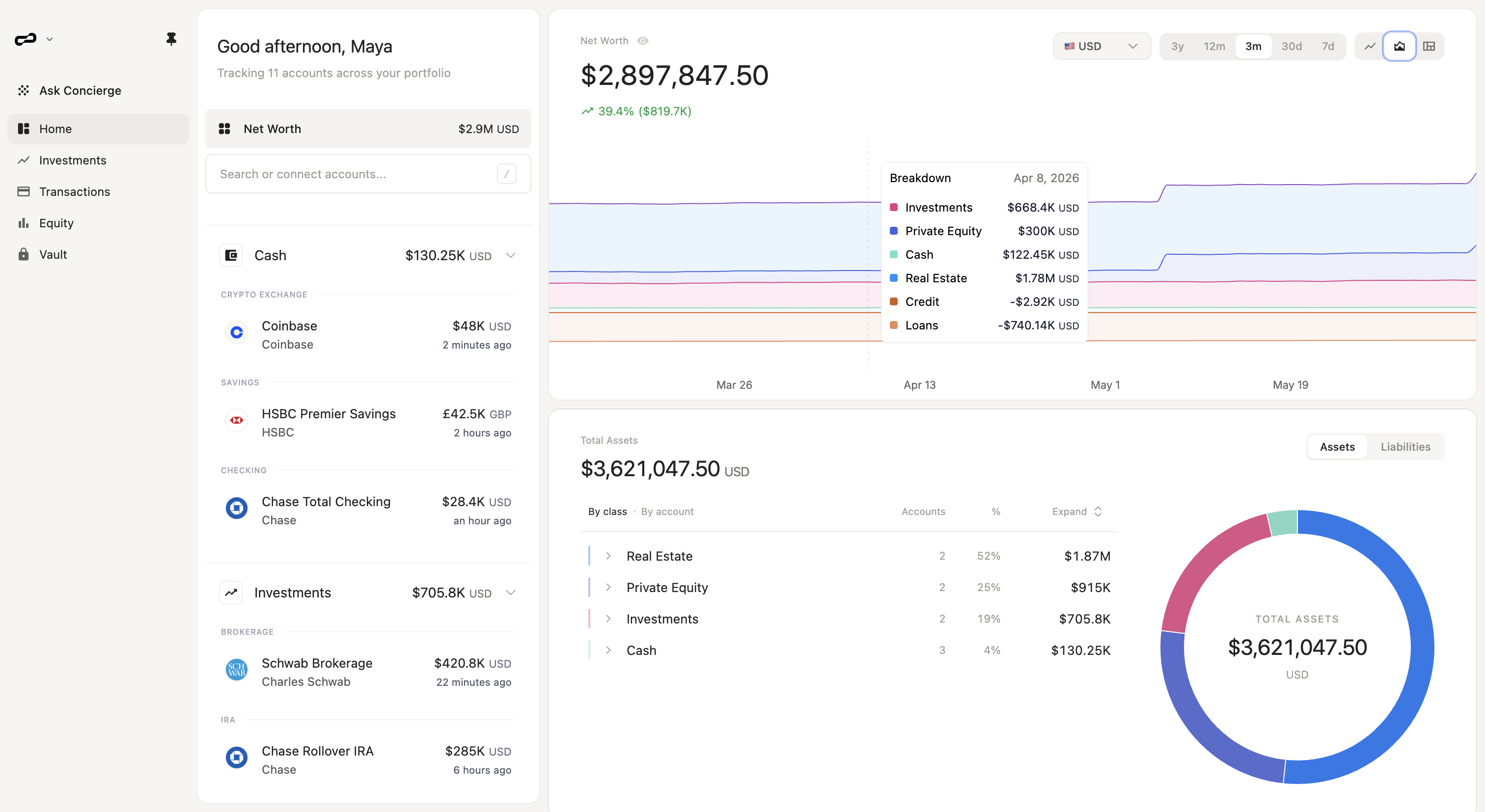 Brisa — Your personal wealth OS screenshot 2