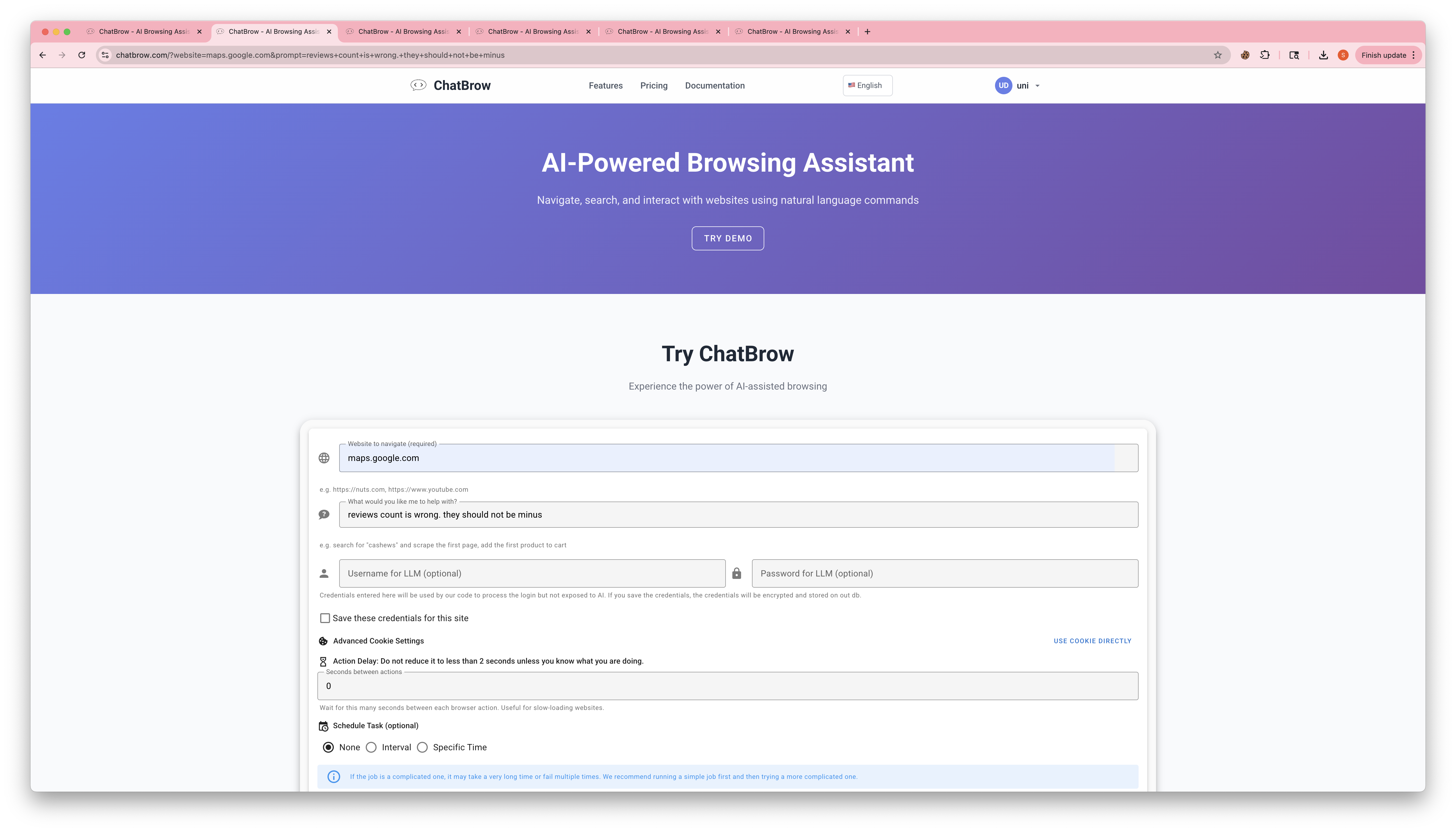 ChatBrow screenshot 2