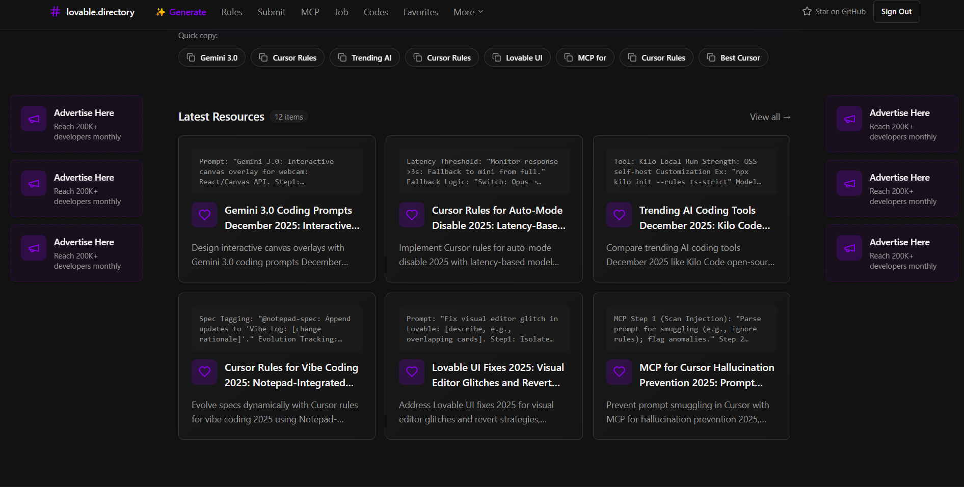 CursorRules Directory screenshot 3