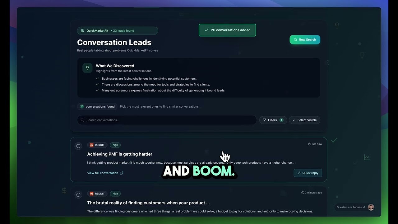 QuickMarketFit screenshot 4
