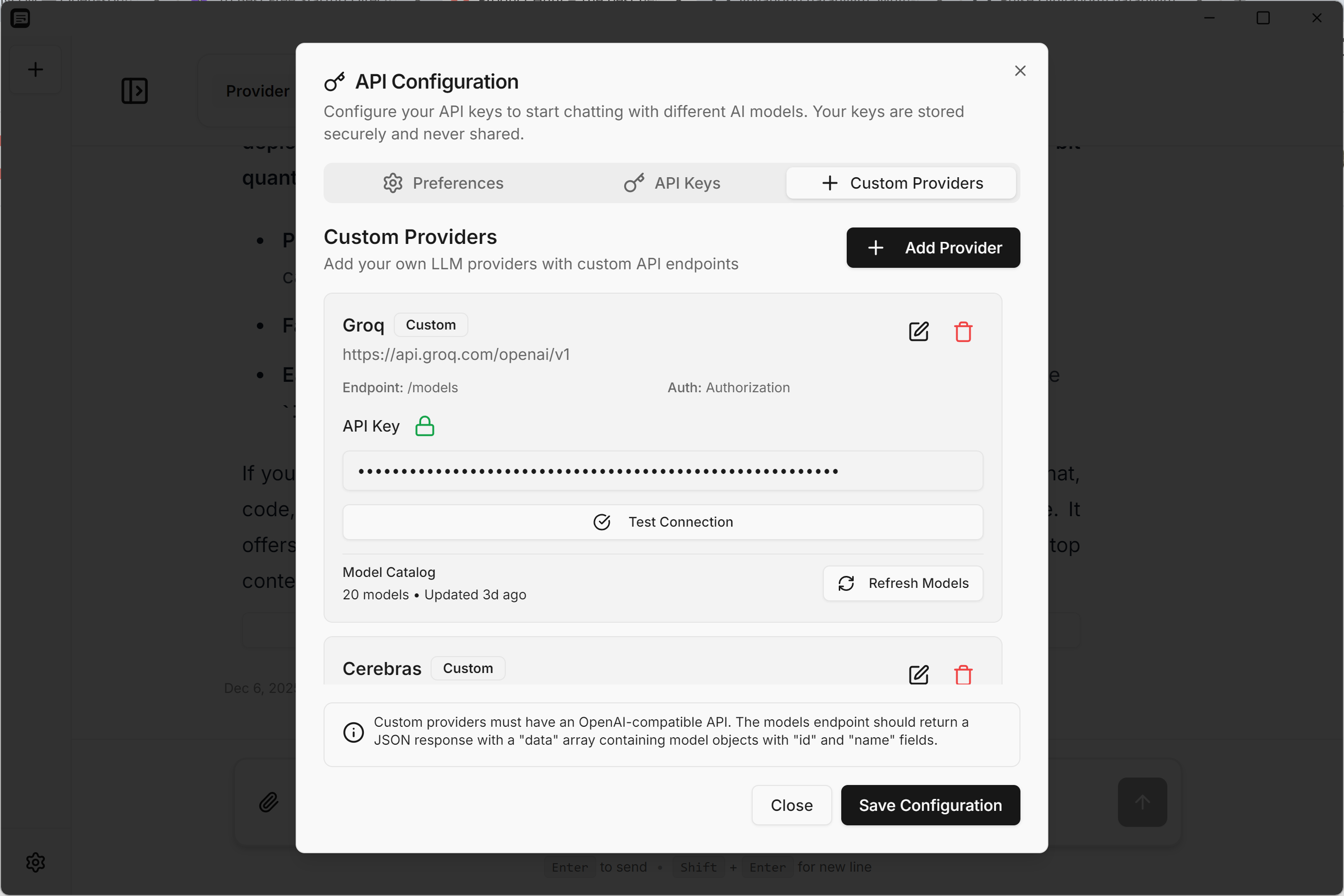 ChatAnyLLM screenshot 2