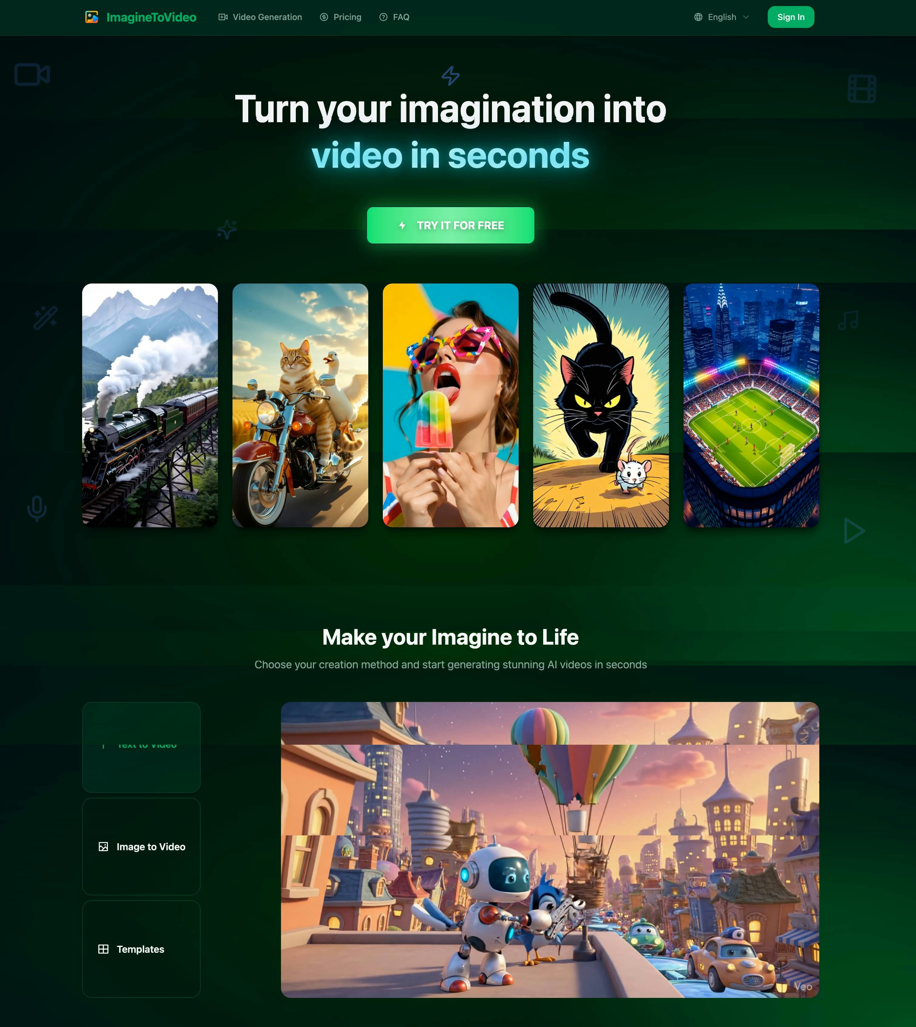 ImagineToVideo screenshot 1