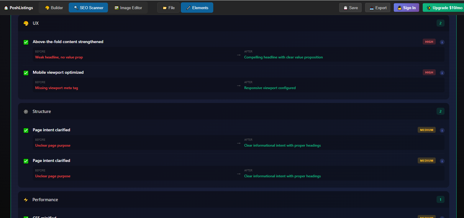 Posh Listings screenshot 3