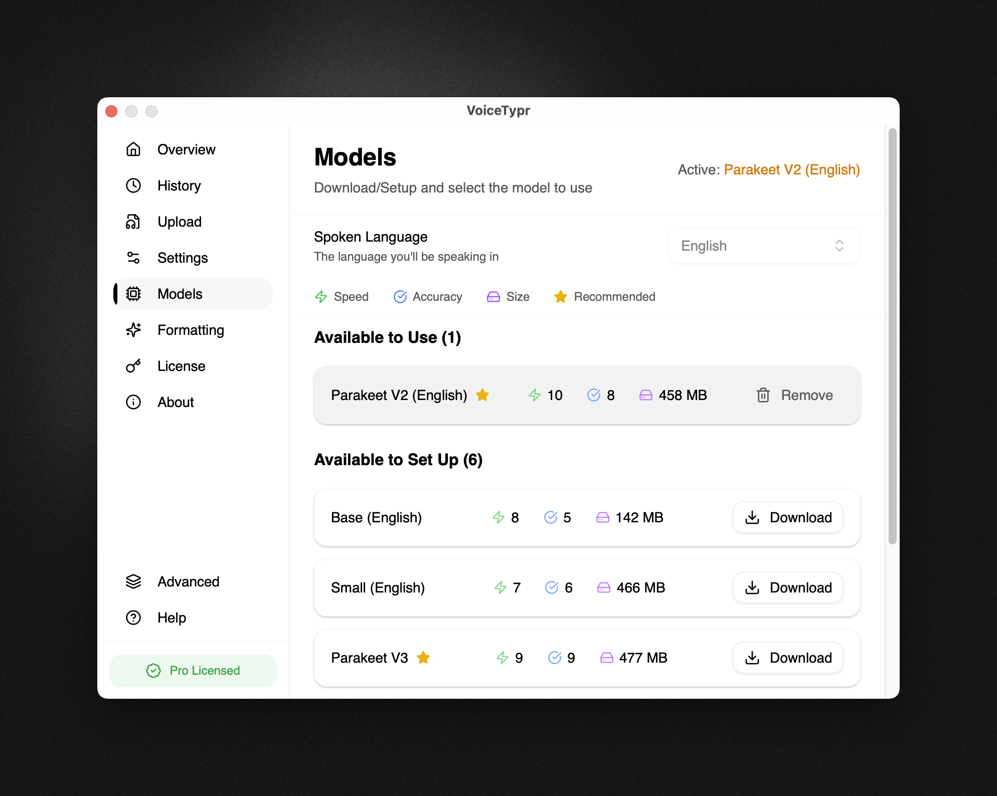 Voicetypr screenshot 2