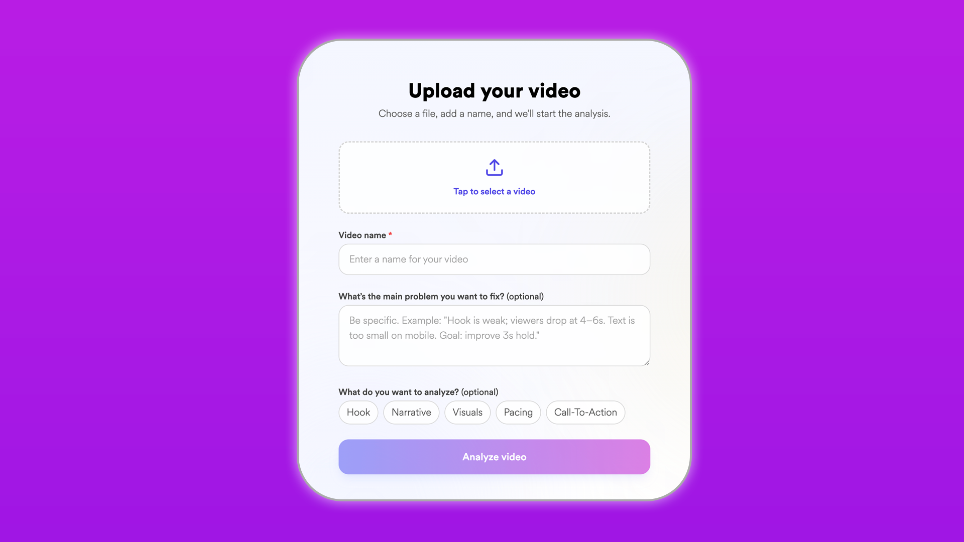 creafico.com - AI video analysis screenshot 1