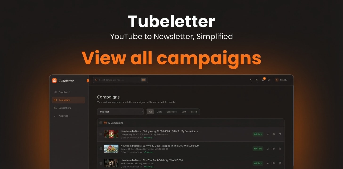 Tubeletter screenshot 4