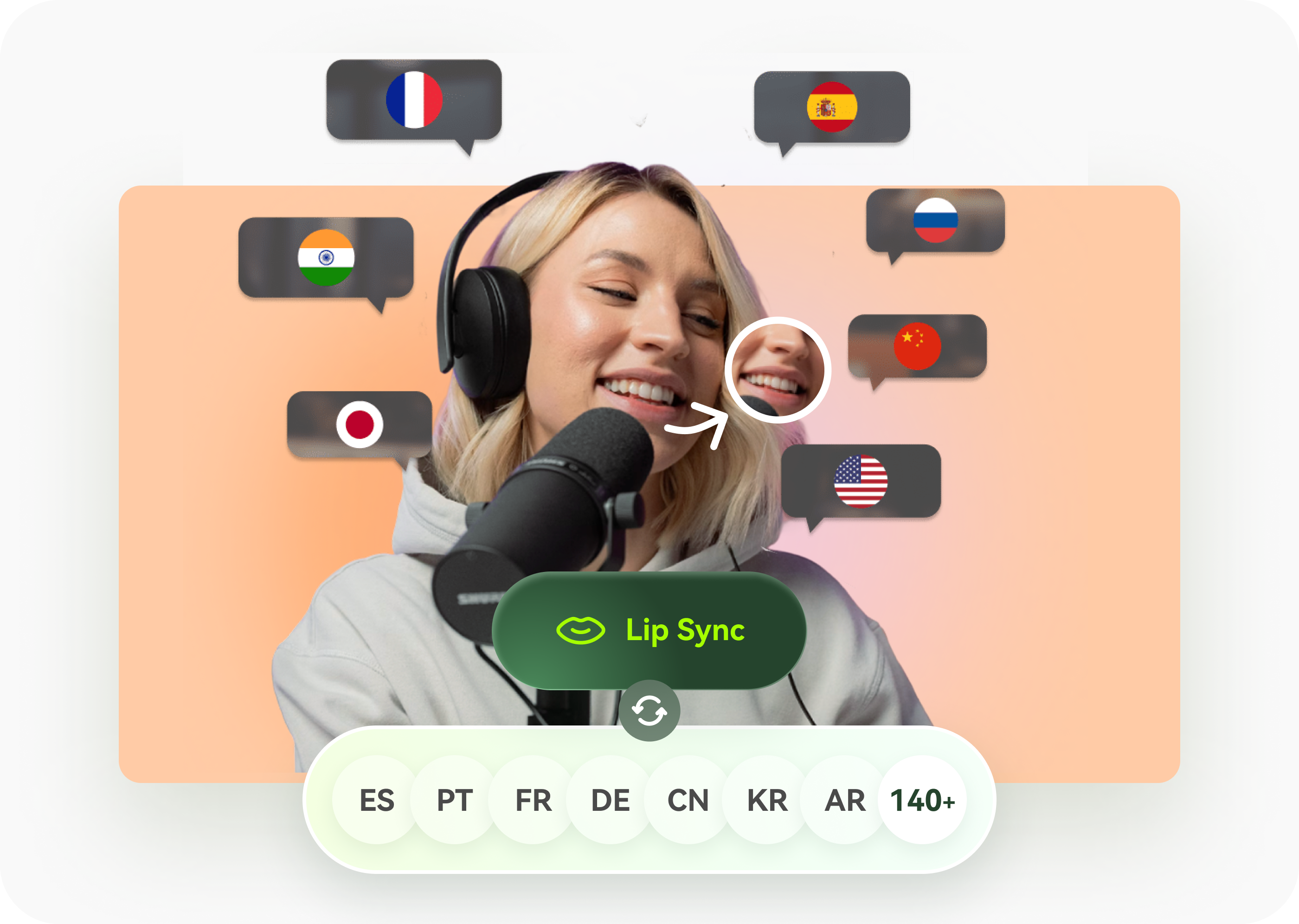 BlipCut Video Translator 140+ languages screenshot 2