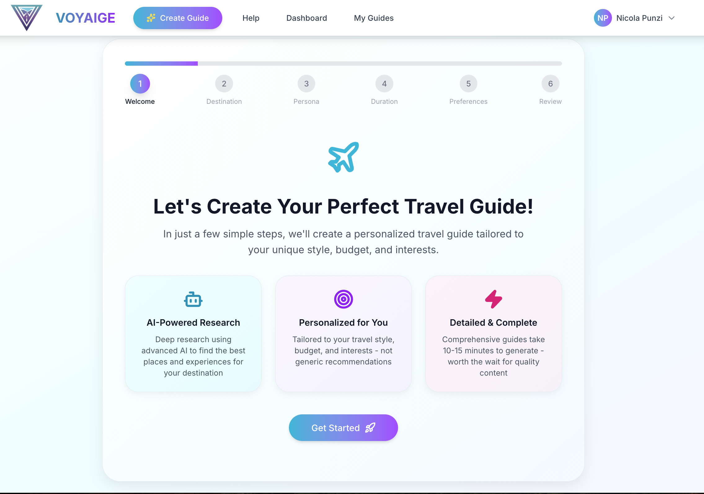 Voyaige - AI-powered city travel guides screenshot 2
