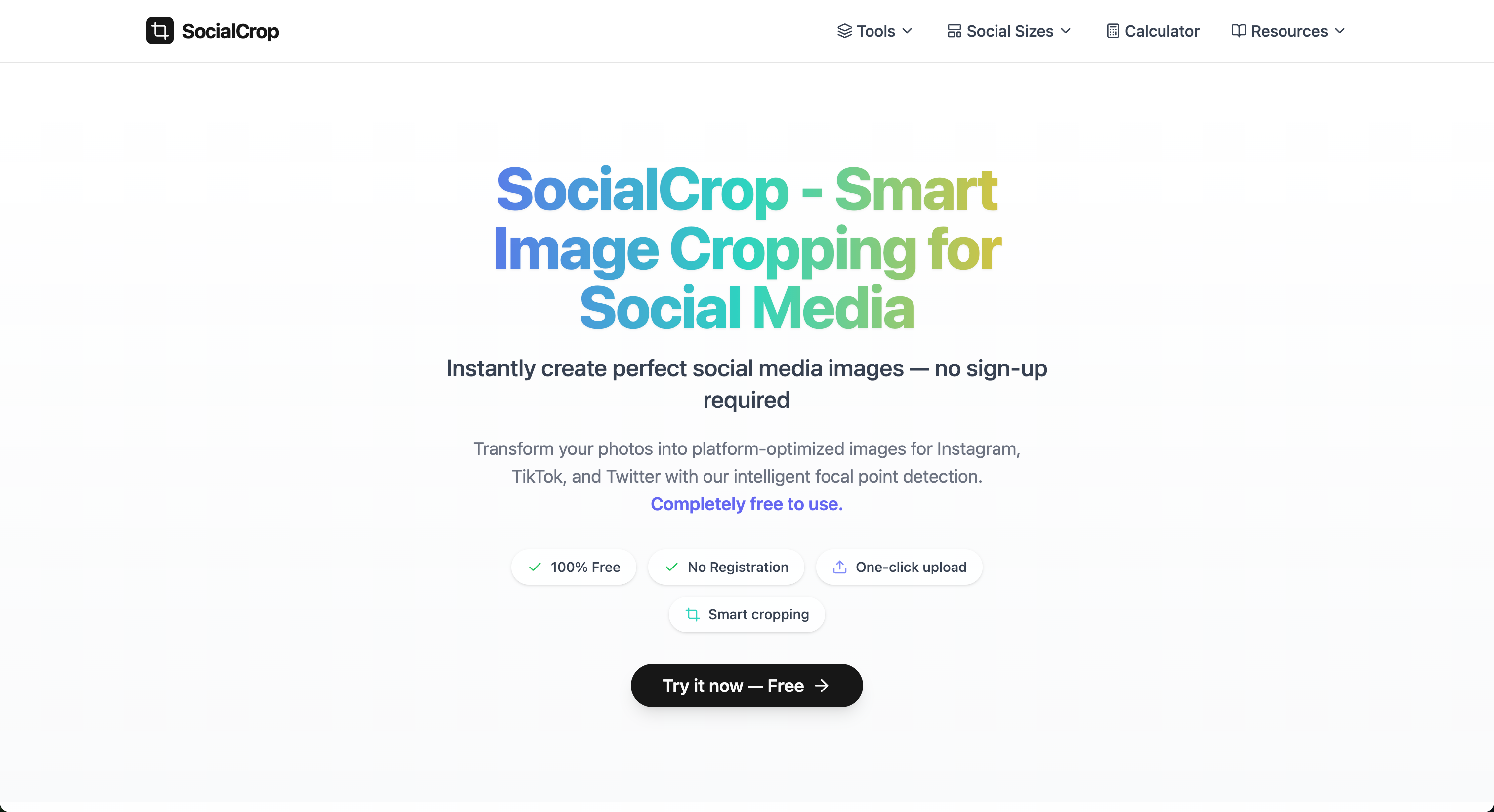 SocialCrop screenshot 1