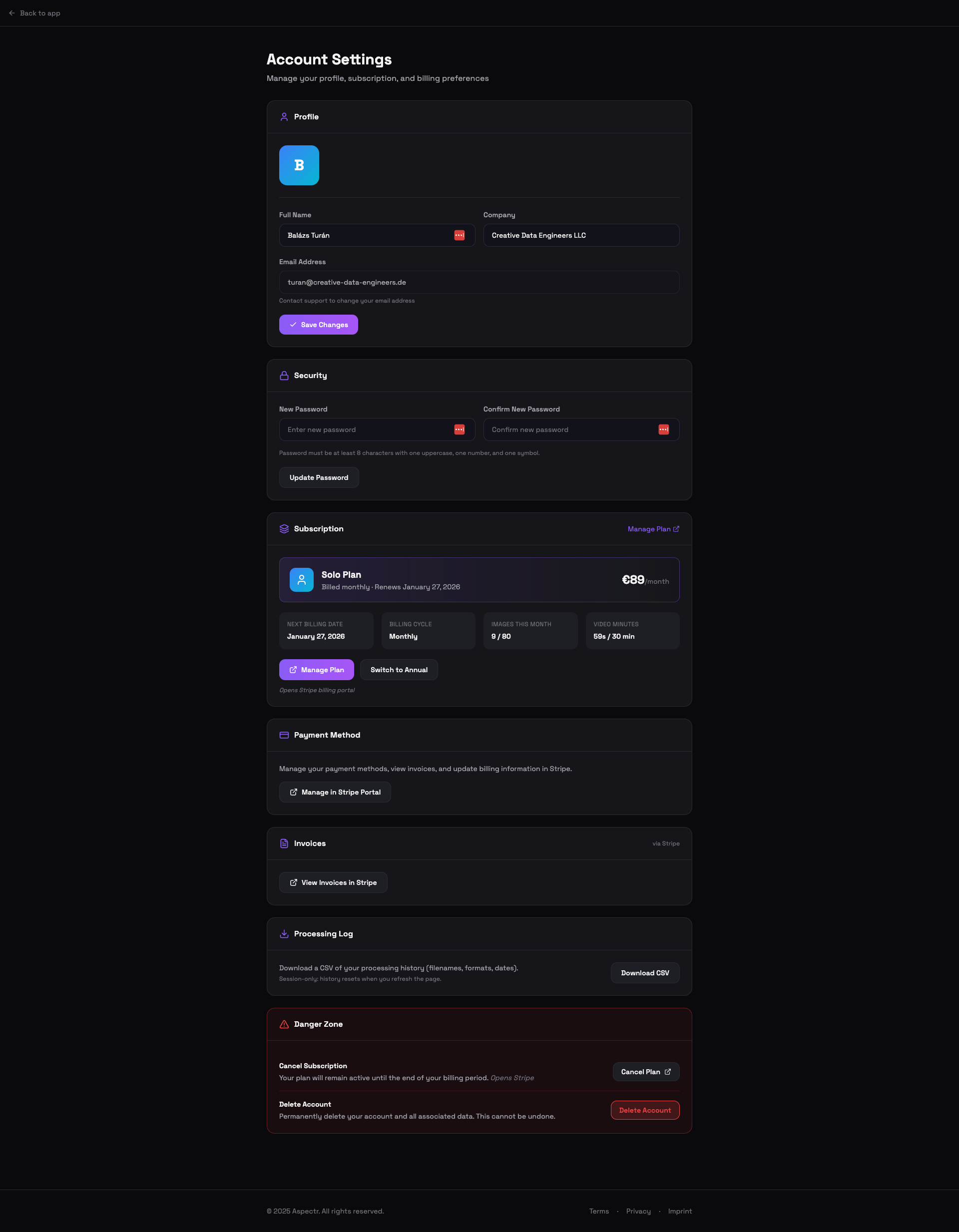 Aspectr screenshot 10