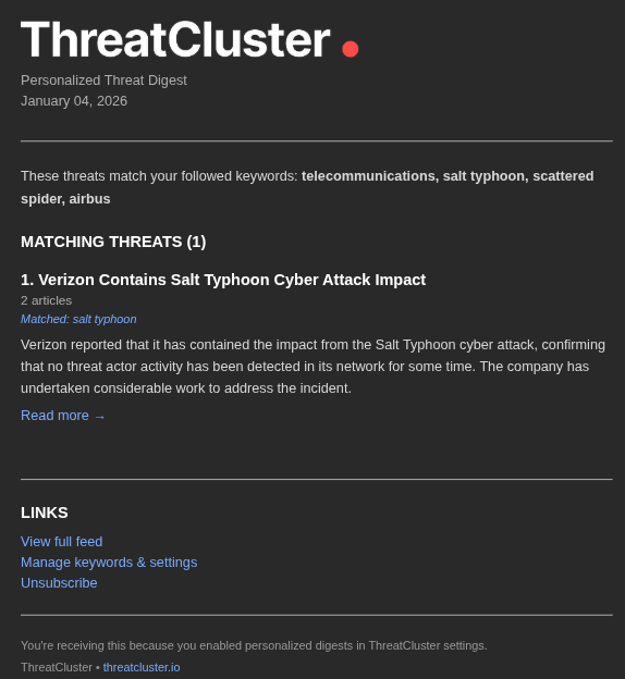 ThreatCluster screenshot 10