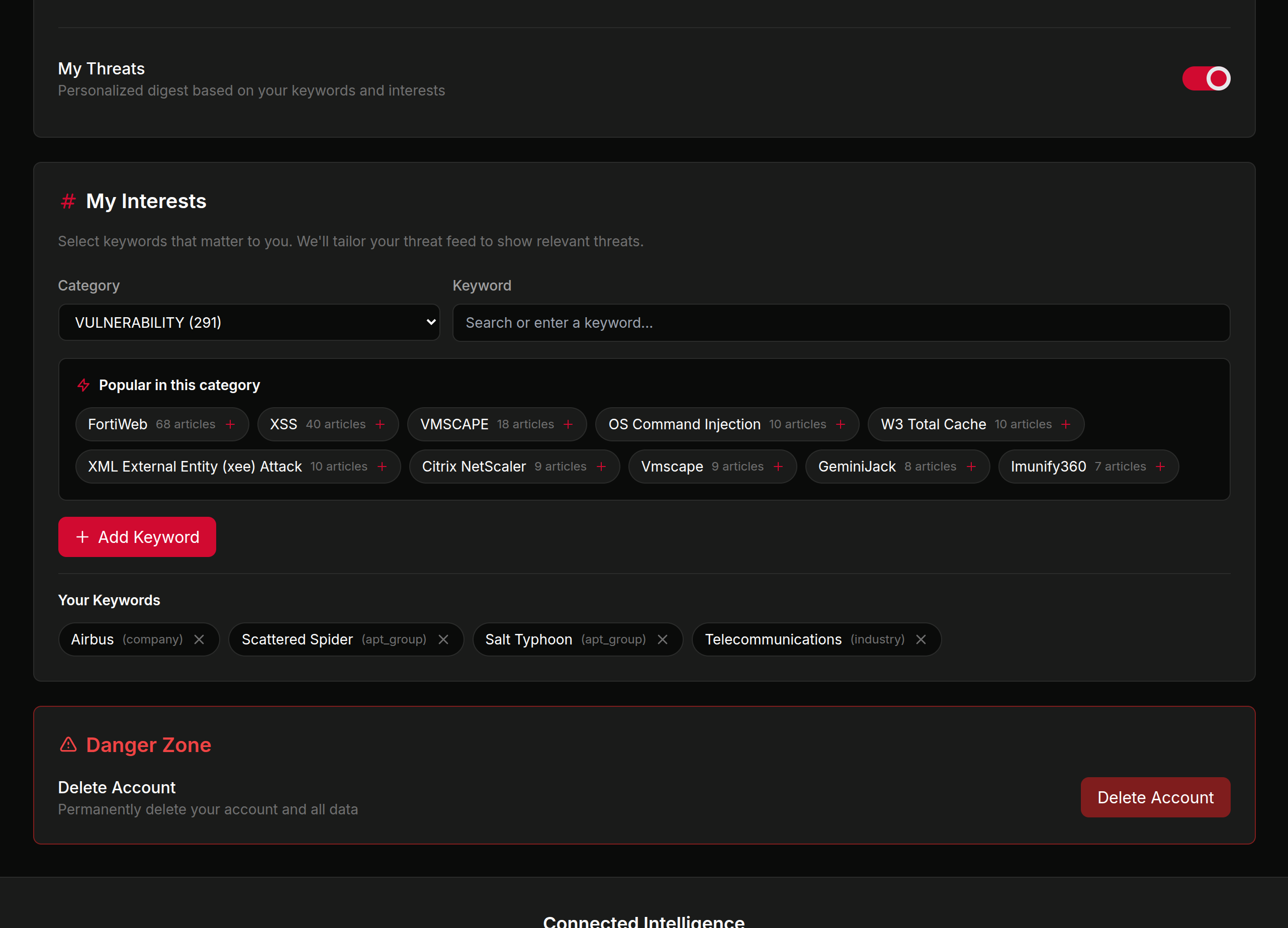 ThreatCluster screenshot 5