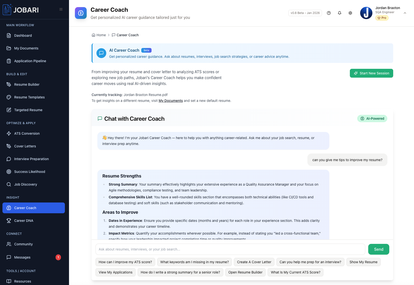 Jobari - Tools for a Smarter Job Search screenshot 10