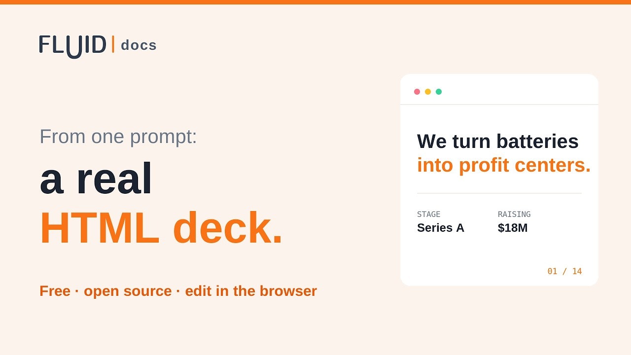 FluidDocs Deck Builder screenshot 1
