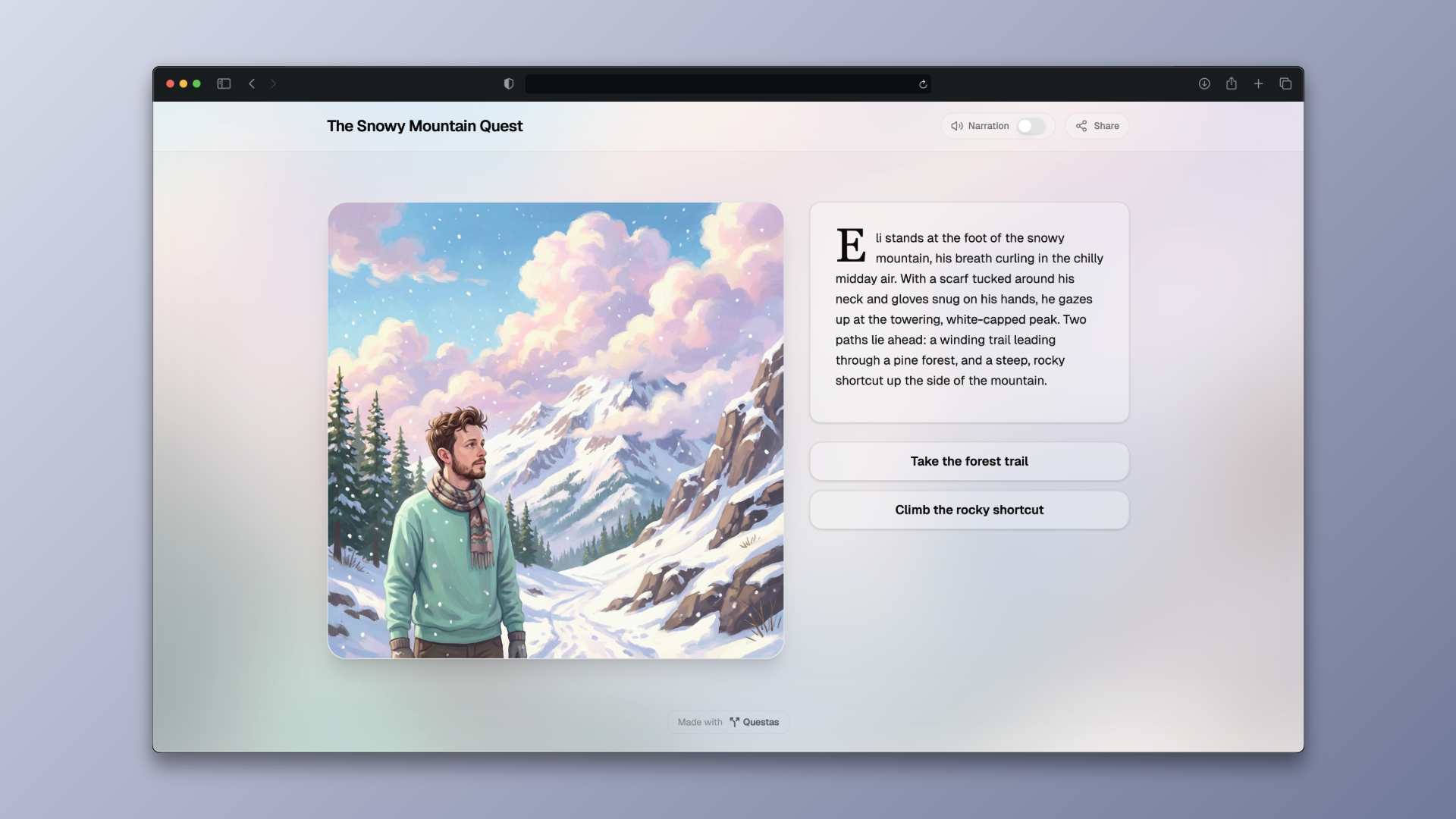 Questas screenshot 2
