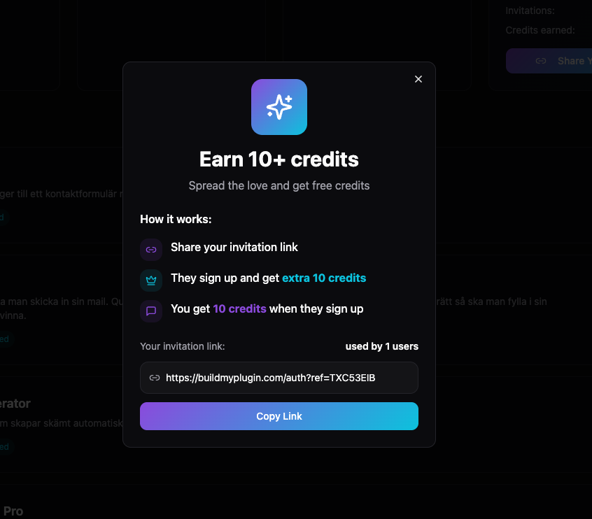 BuildMyPlugin screenshot 5