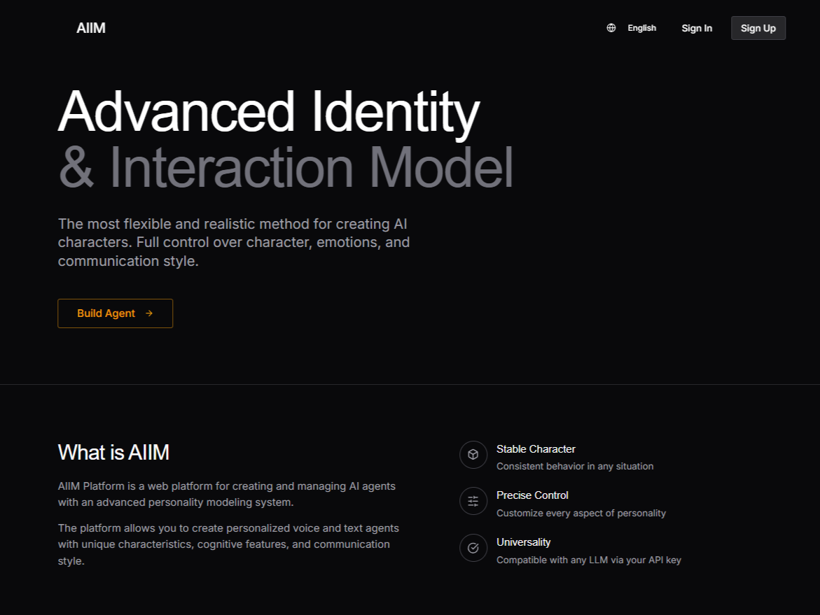 AIIM Platform screenshot 1