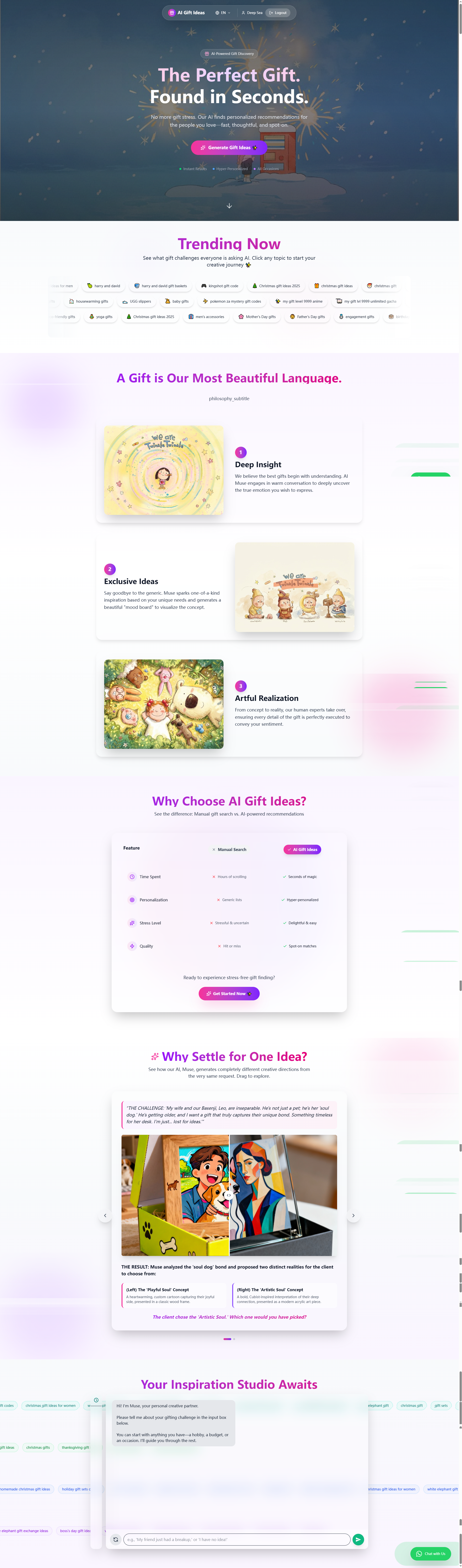 Giftideas AI screenshot 2