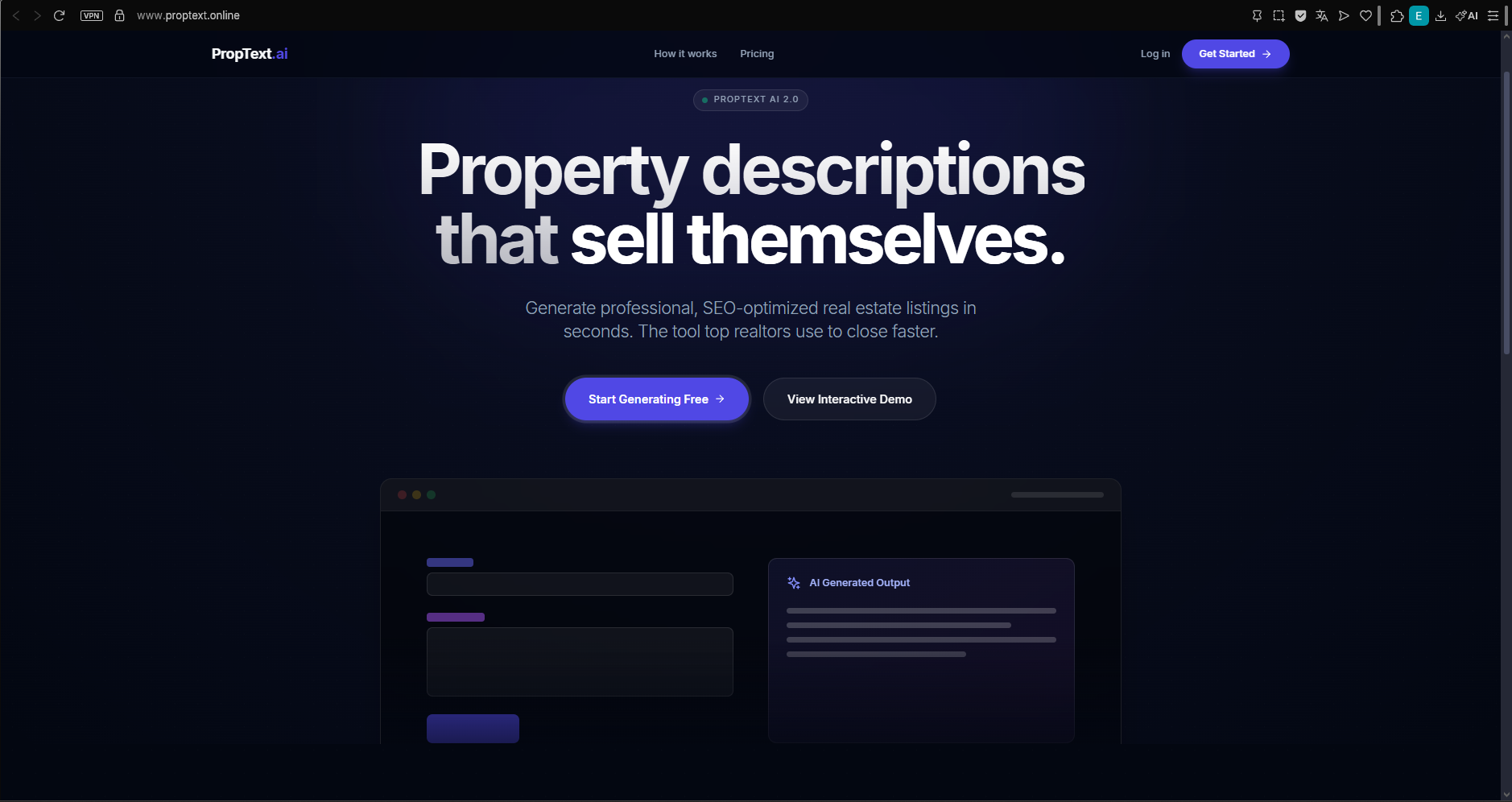 PropText.ai screenshot 1