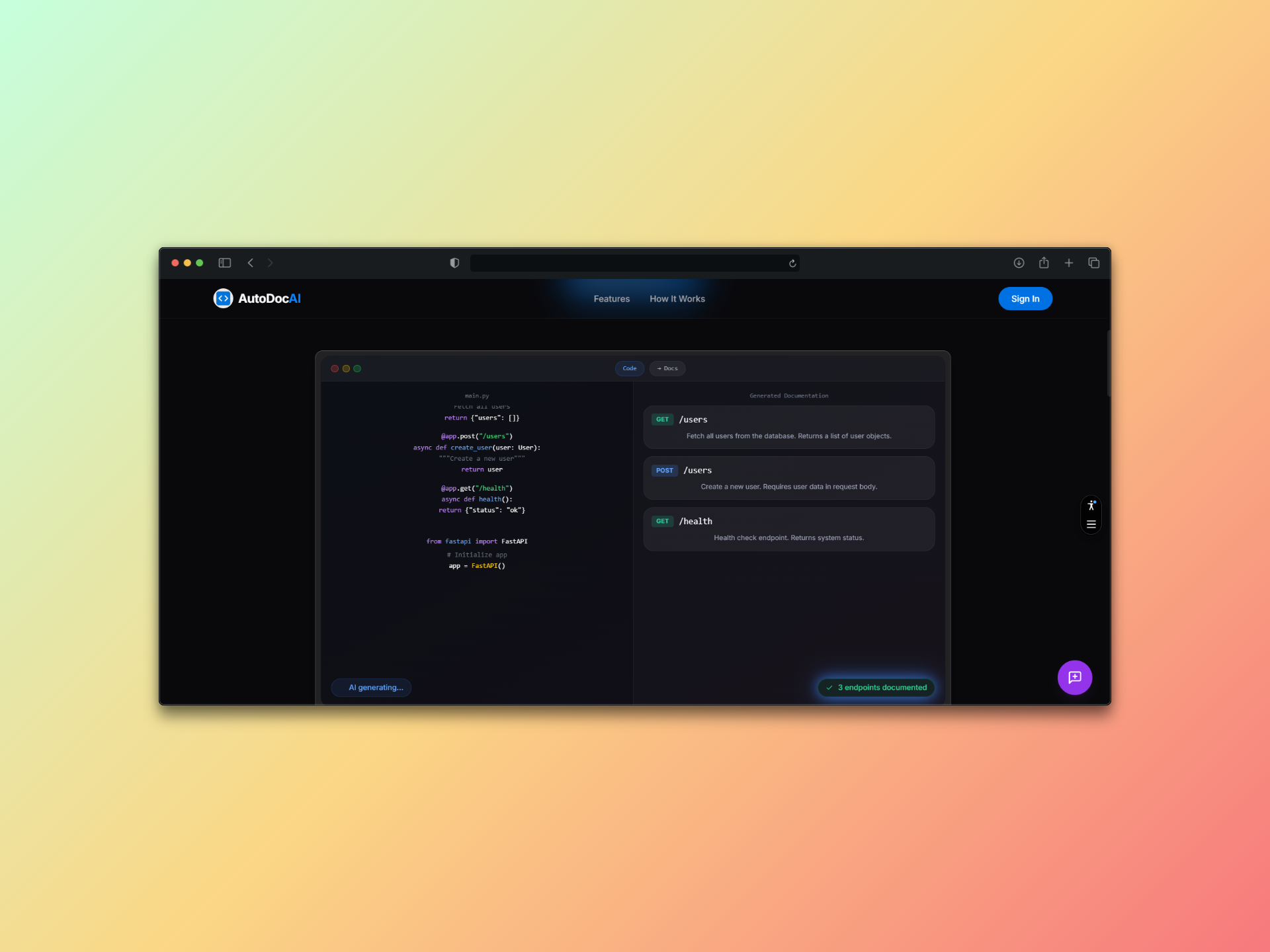 AutoDocAI screenshot 3