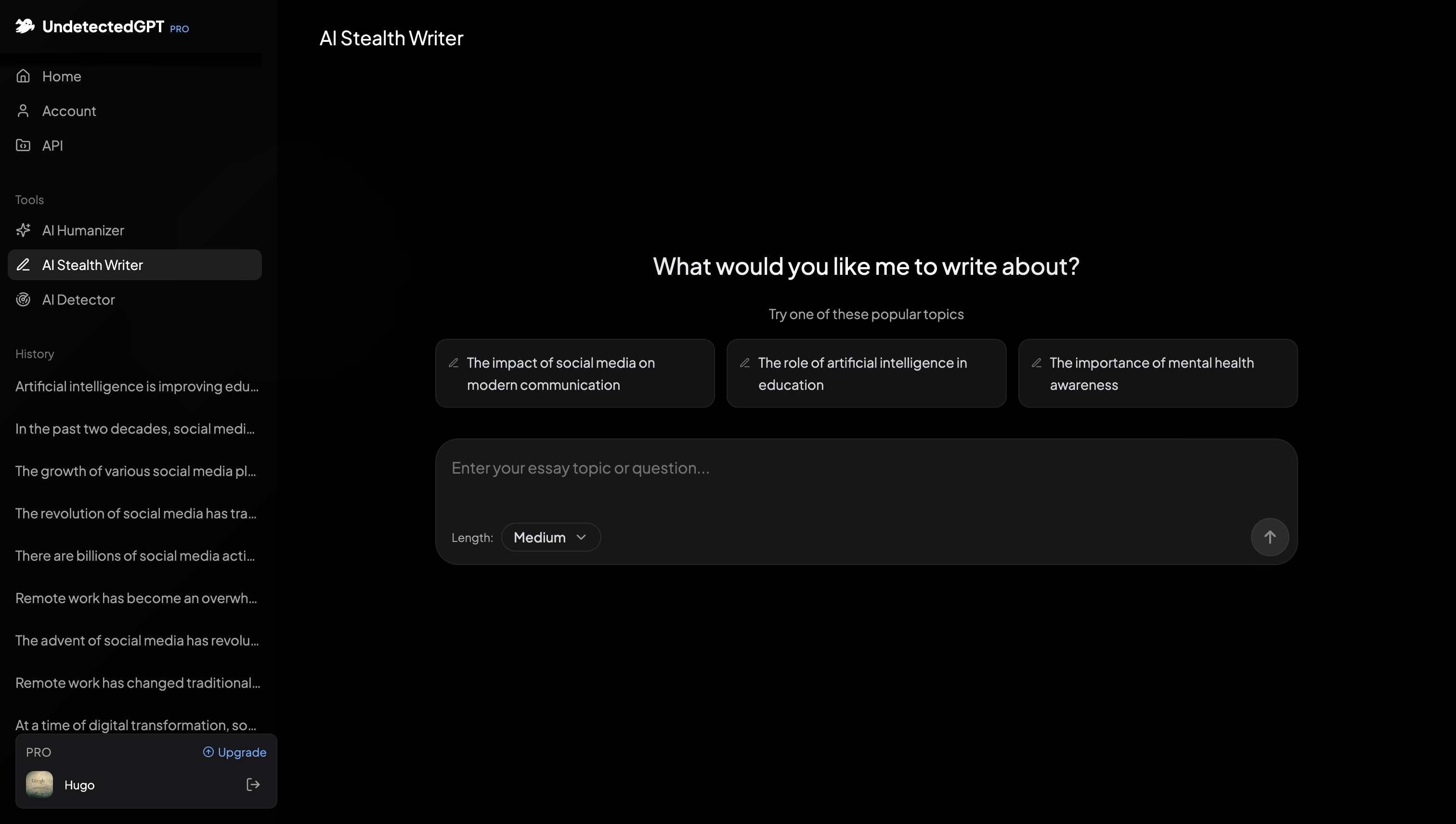 UndetectedGPT screenshot 4