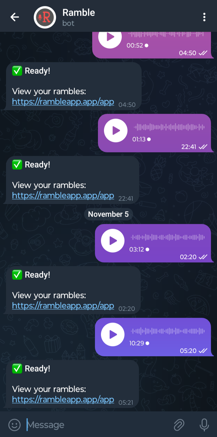 Ramble screenshot 3