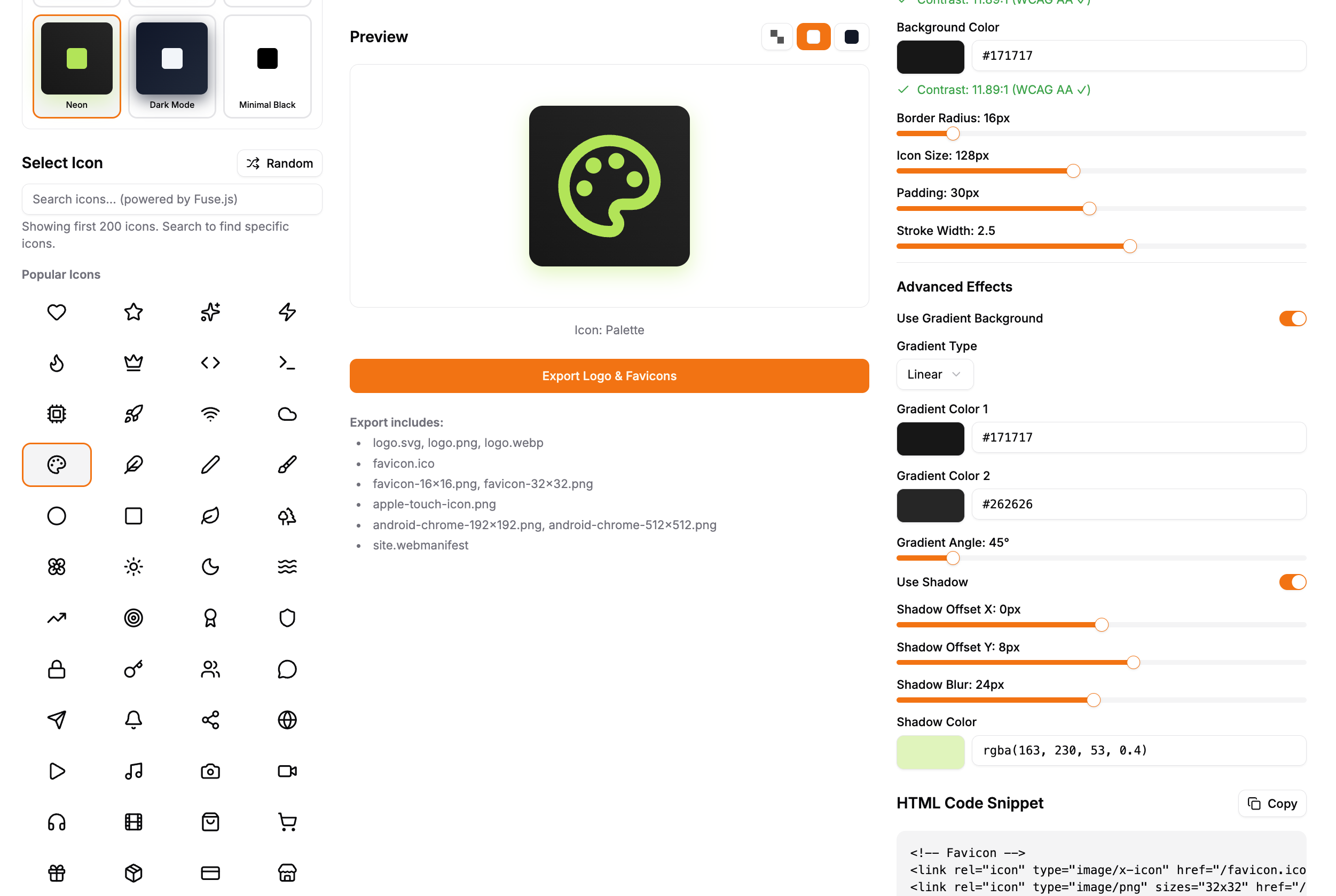 Lovicon screenshot 1