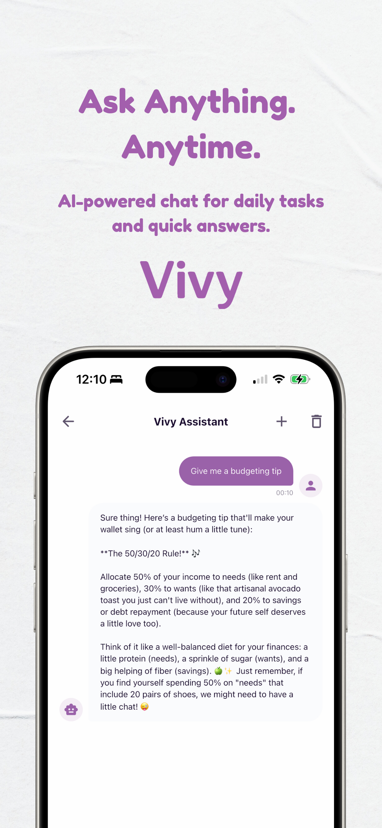Vivy screenshot 2
