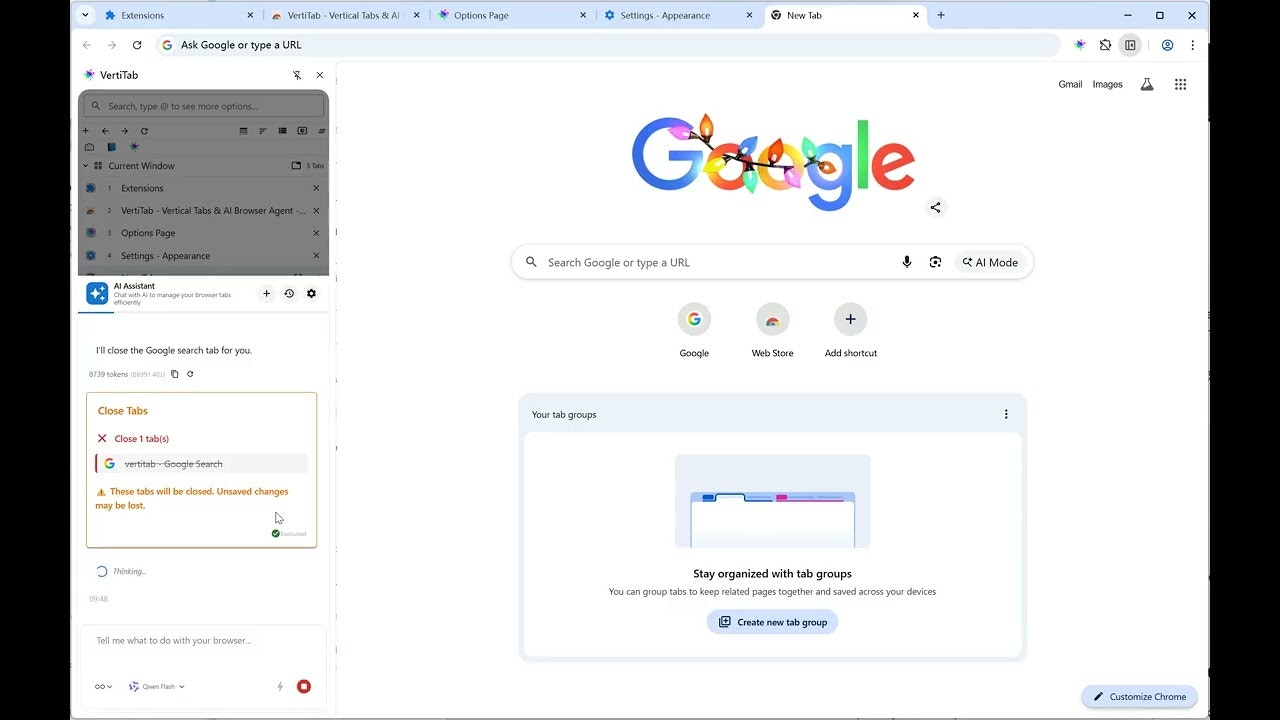 VertiTab 3.4 screenshot 1