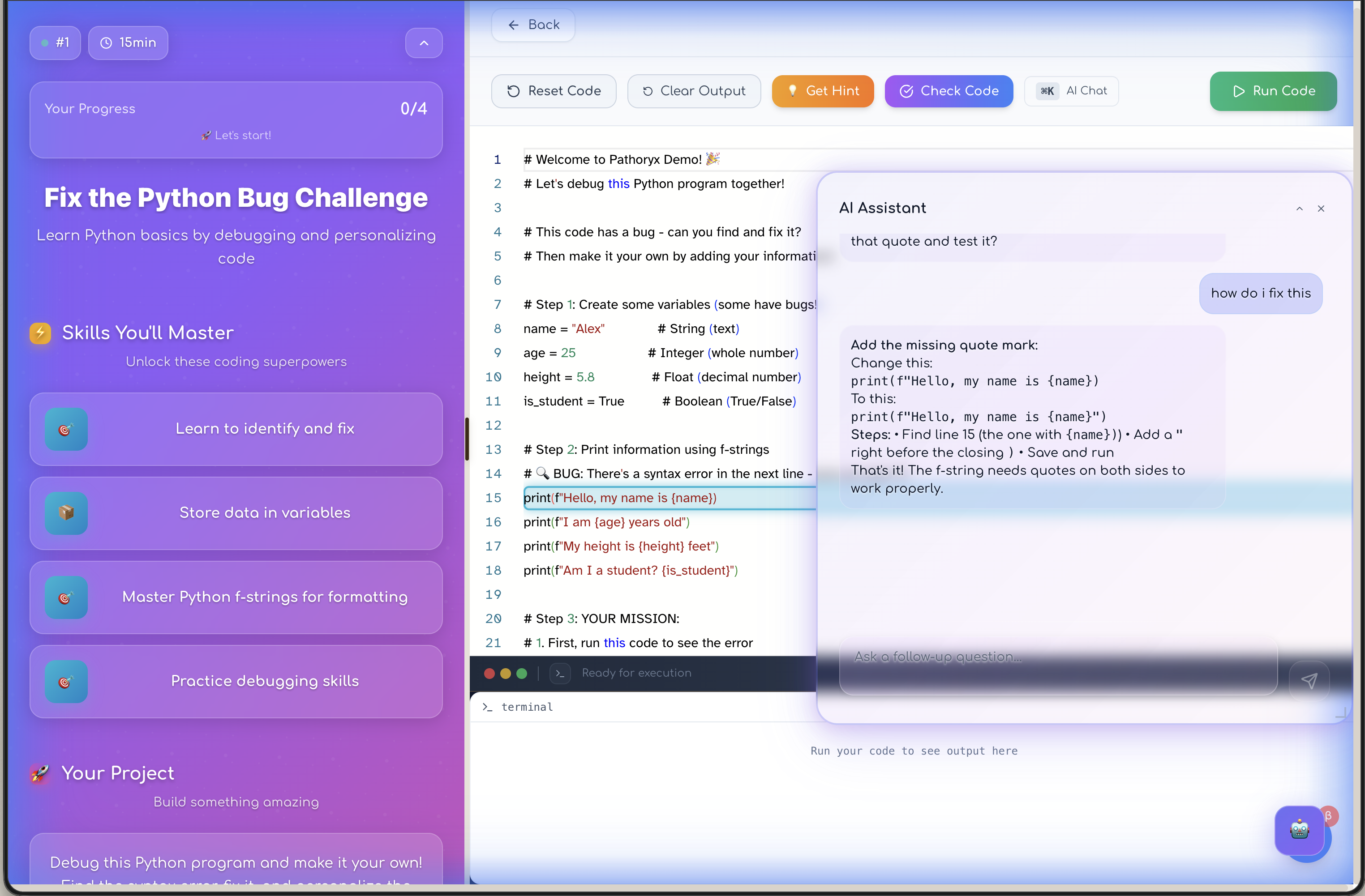 Pathoryx screenshot 1