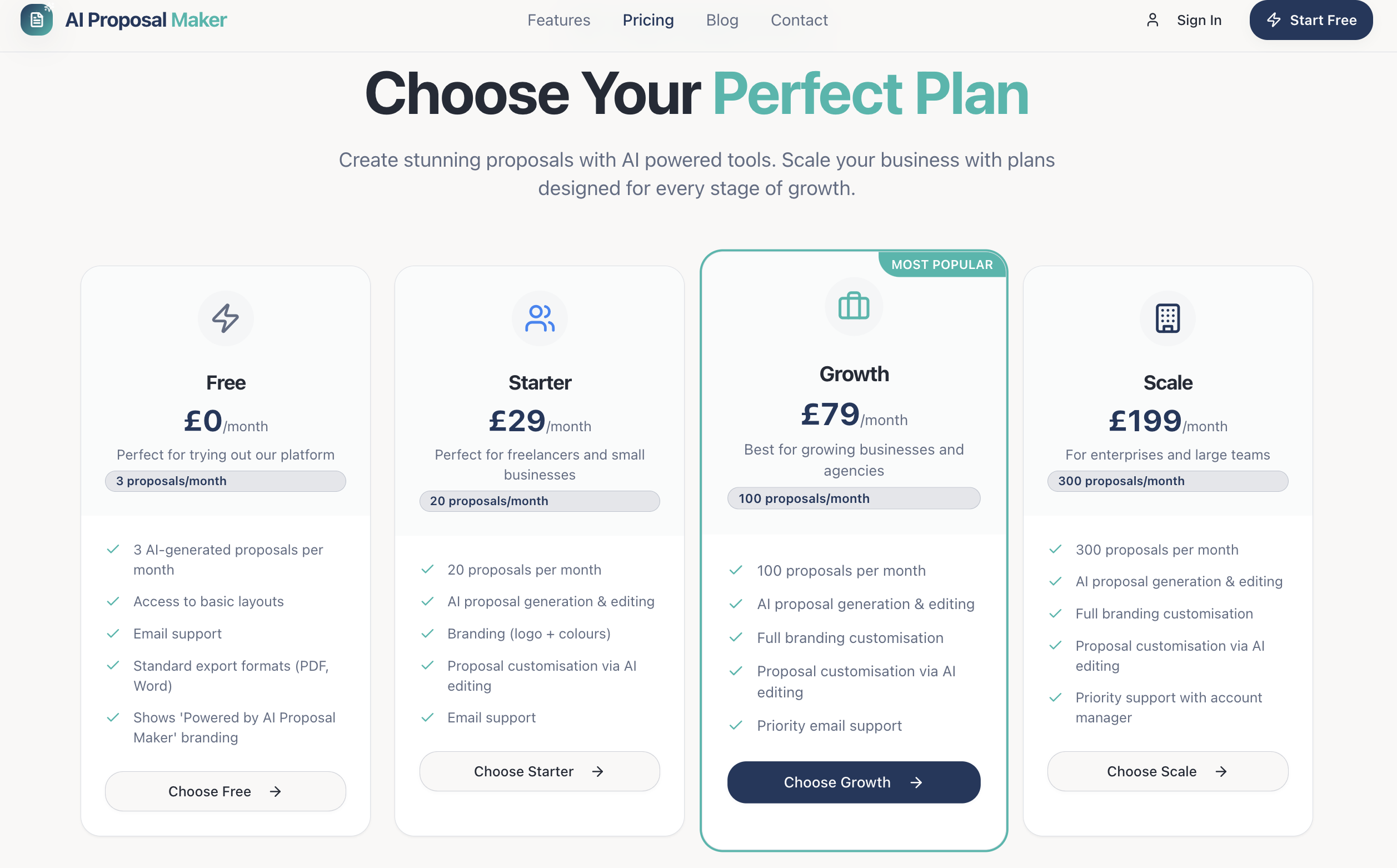 AI Proposal Maker screenshot 3