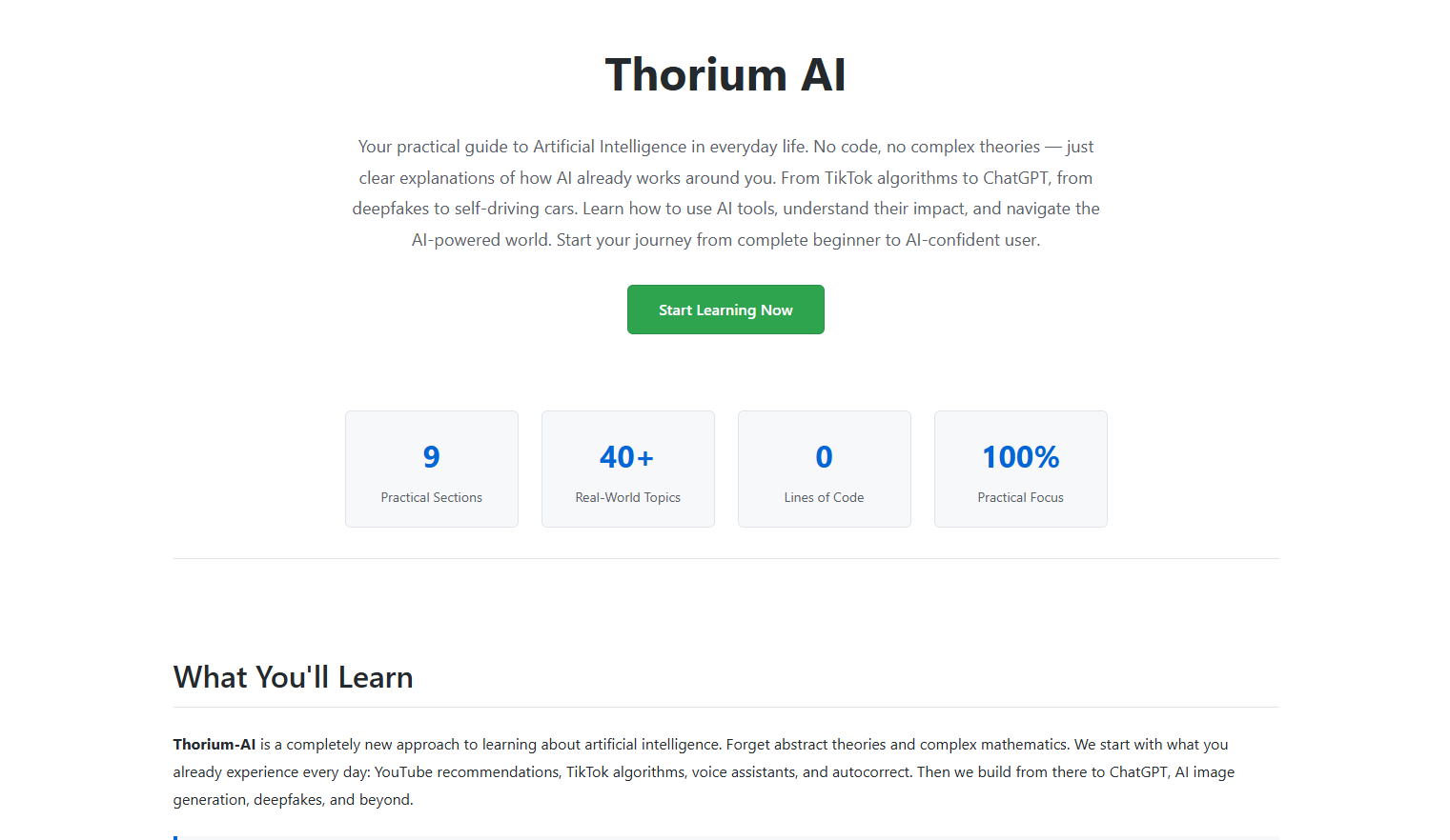 Thorium-AI screenshot 1