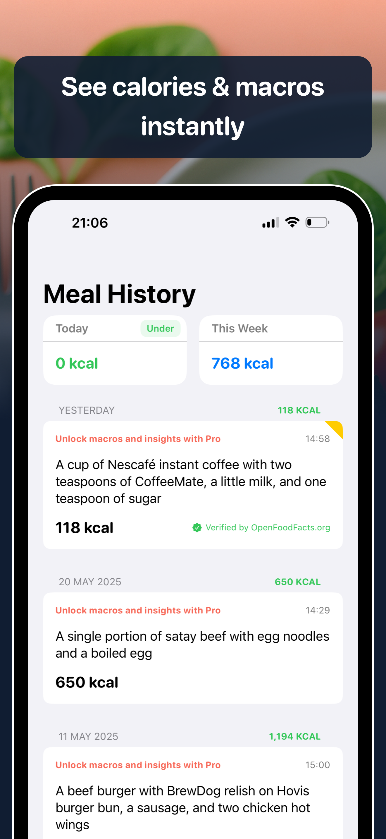 AteIQ v1.4 — Smarter AI Meal Tracking screenshot 3