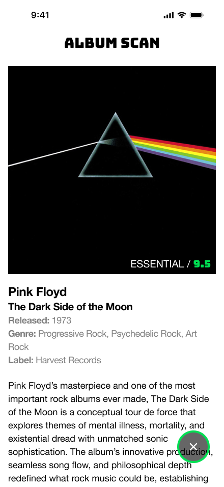 AlbumScan screenshot 3