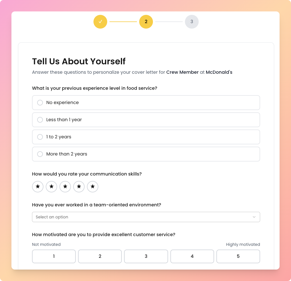 AI Cover Letter Generator by MAJC screenshot 2