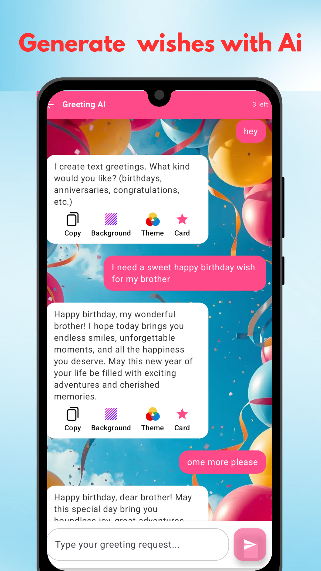 AI Wishes And Greeting Cards screenshot 1