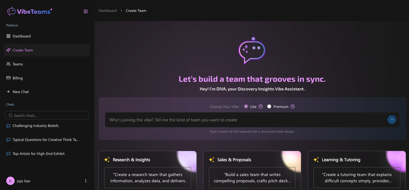 VibeTeams screenshot 3