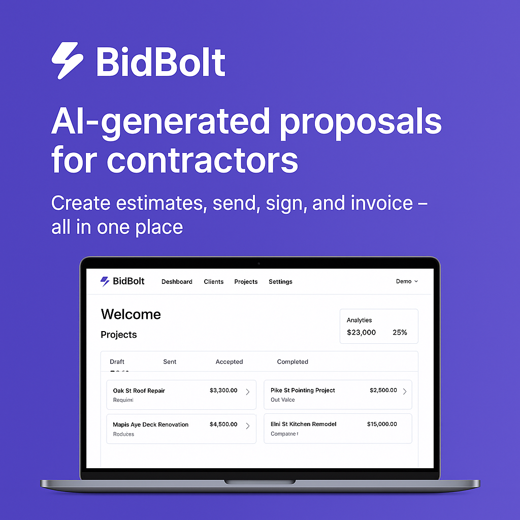BidBolt screenshot 1