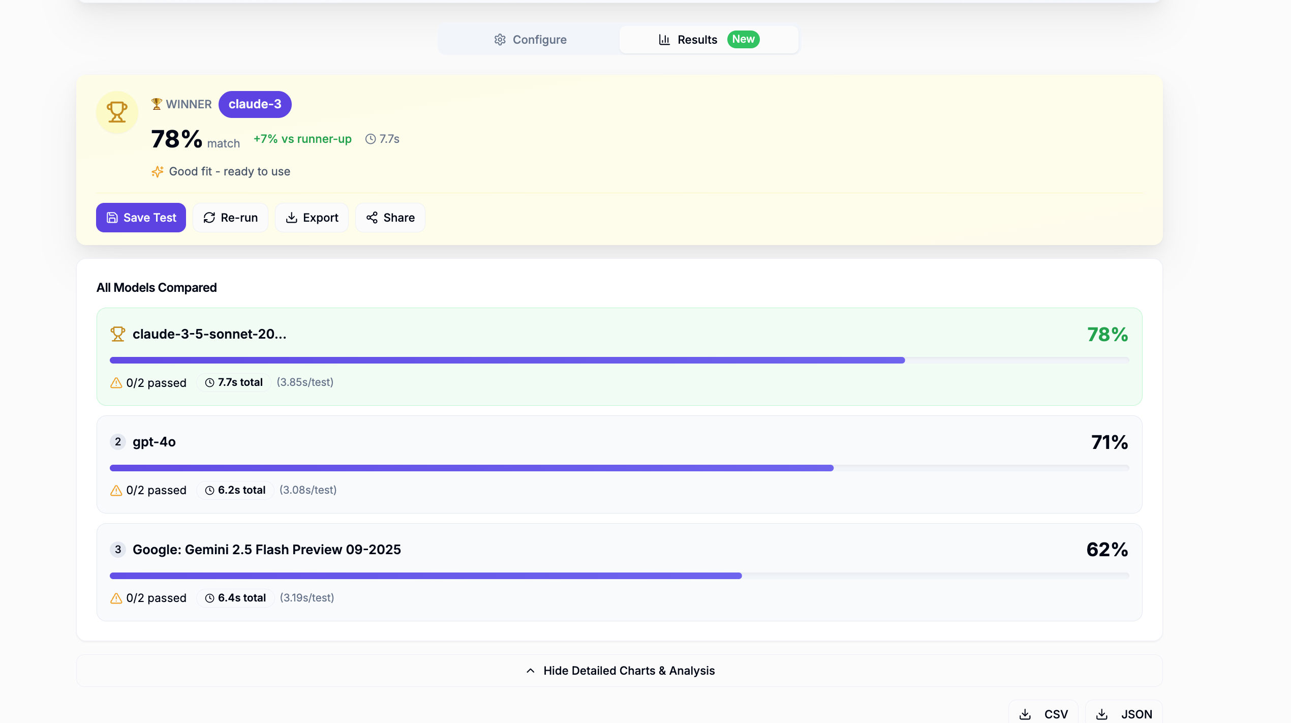 PromptPerf 2.0 screenshot 5