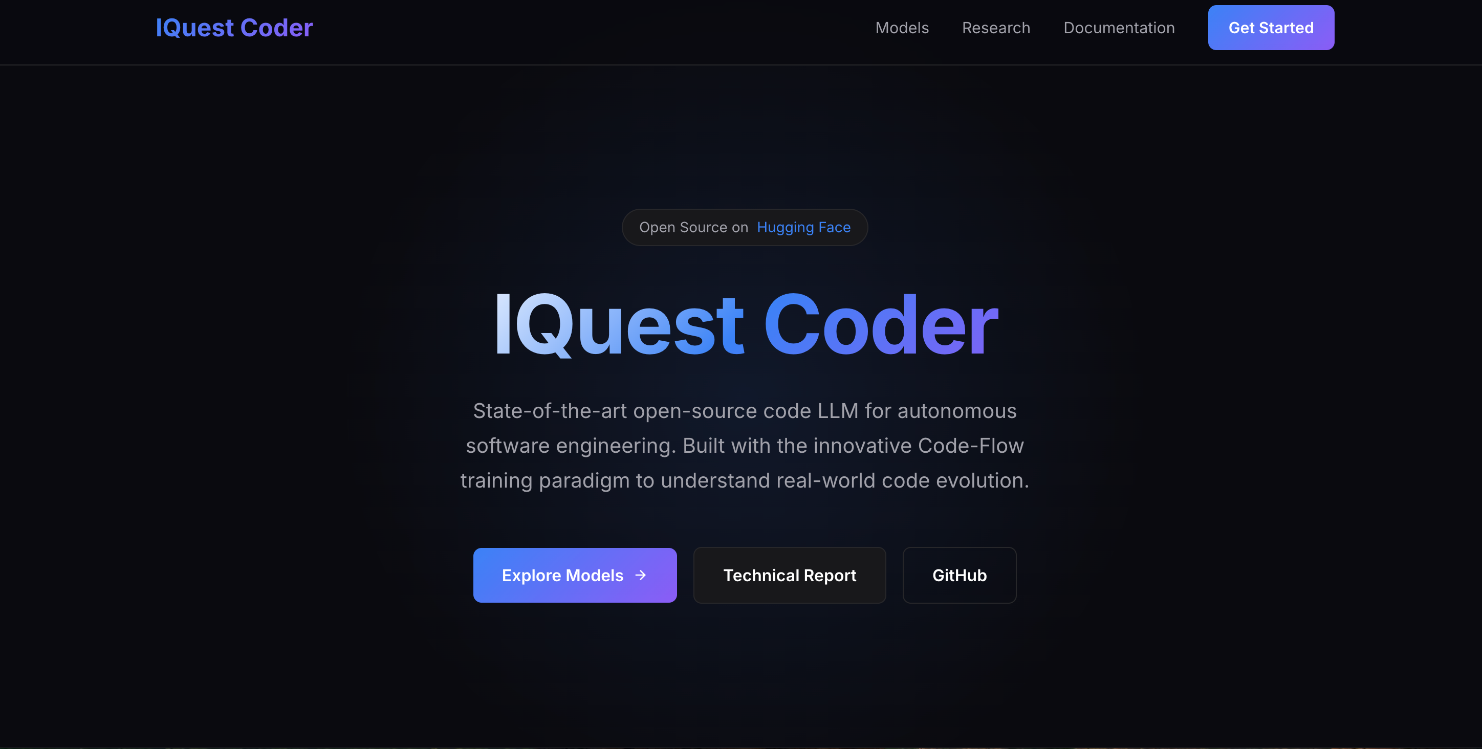 IQuest Coder screenshot 1