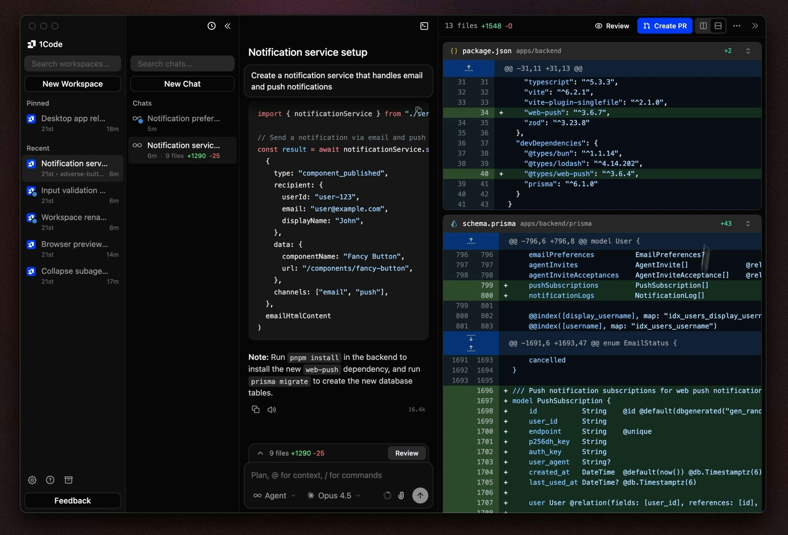 1Code screenshot 1