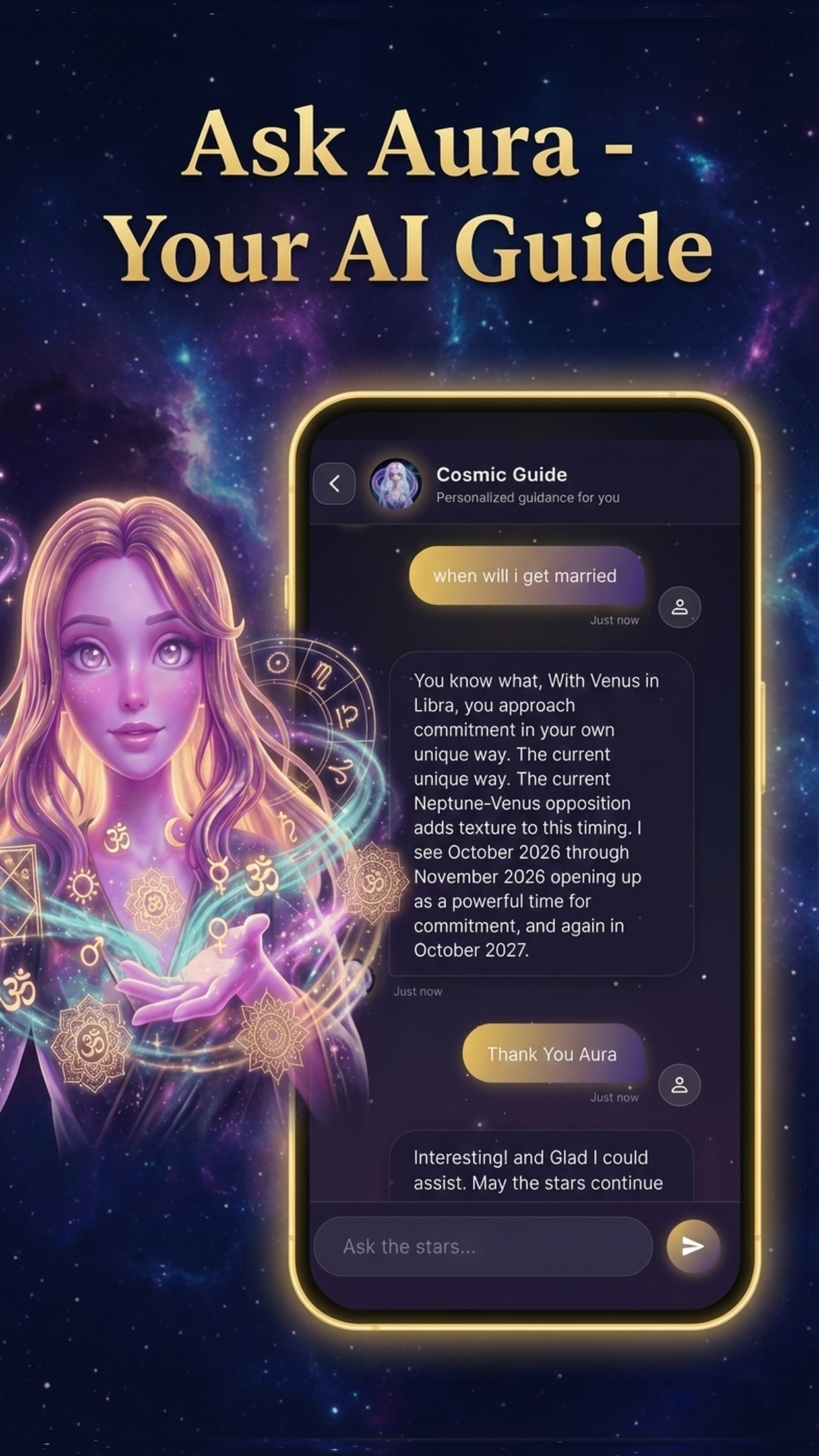 AstroAura: AI Astrology & Vedic Kundli screenshot 4