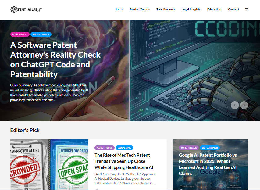 Patent AI Lab screenshot 1