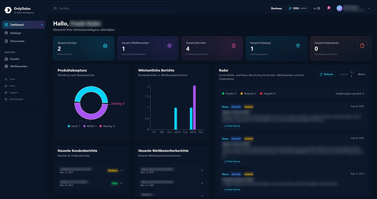 OnlyDatas screenshot 1