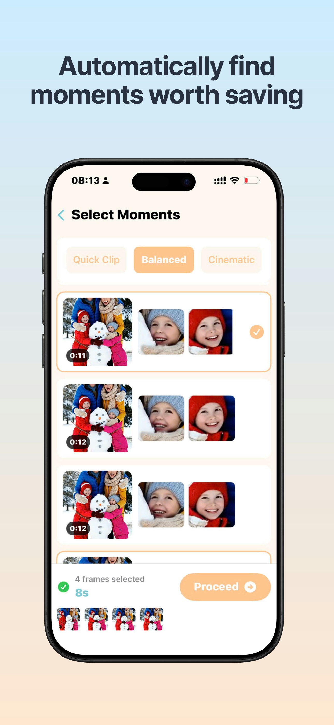 Moments Vault screenshot 2