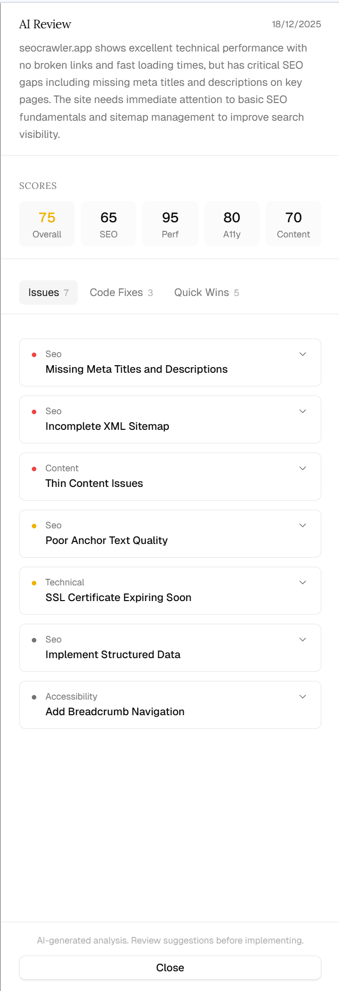 SEO Crawler screenshot 4