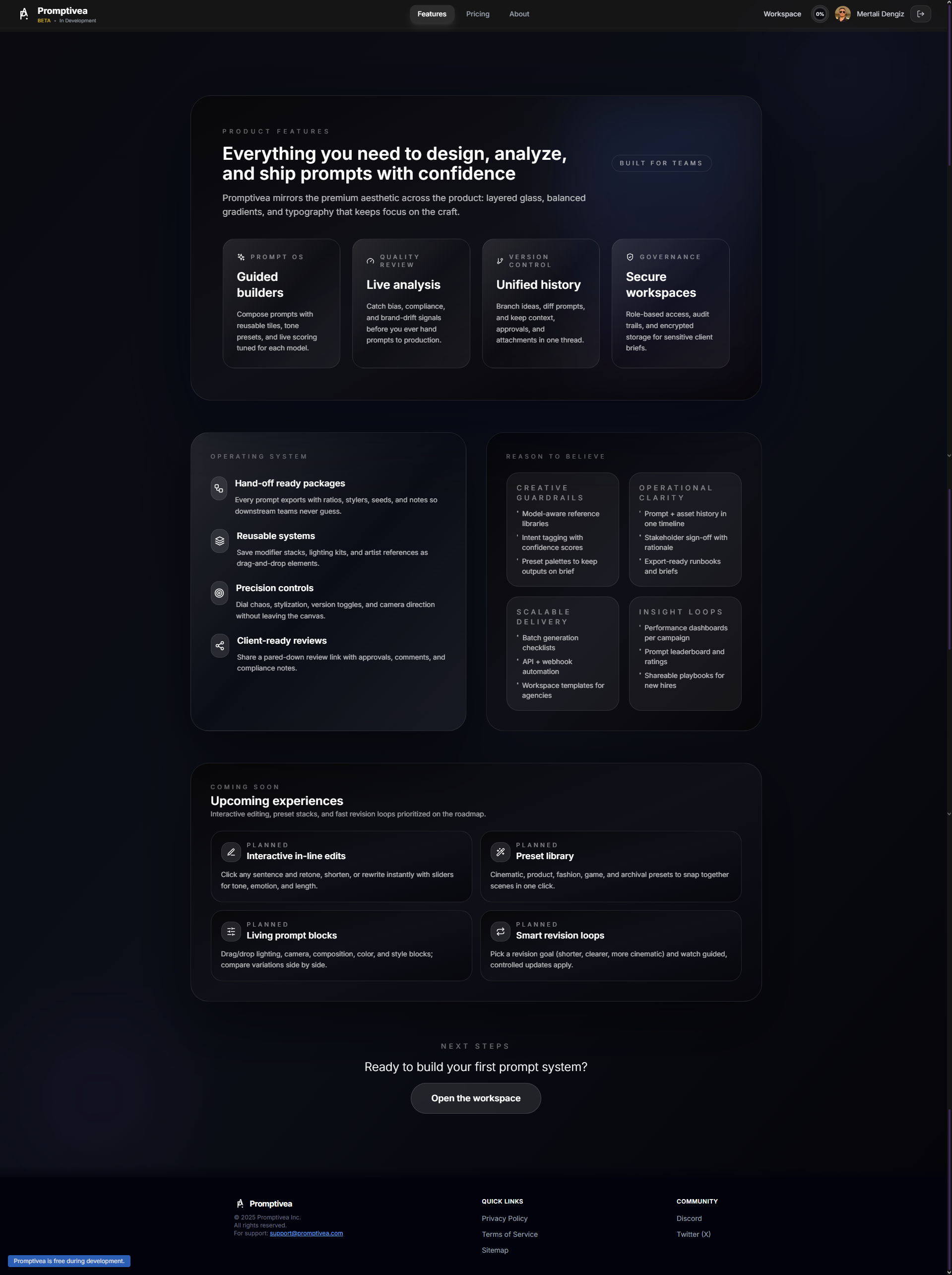 Promptivea.com screenshot 4